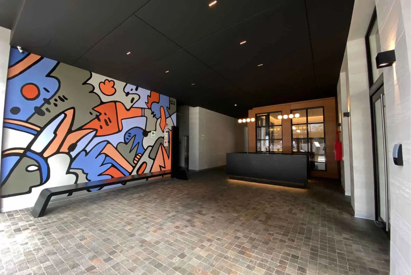 Lobby en Smart Rent Perú · Juan de Arona